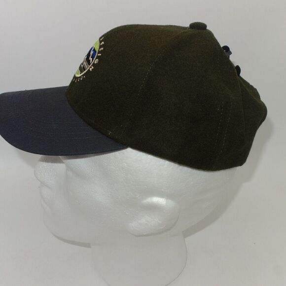 NEW Alpine Design Olive Green Gray Hat Adjustable Mountain Logo Adjustable - Picture 4 of 8